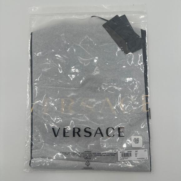 Versace Logo-Print Cotton T-shirt L - Picture 9 of 12